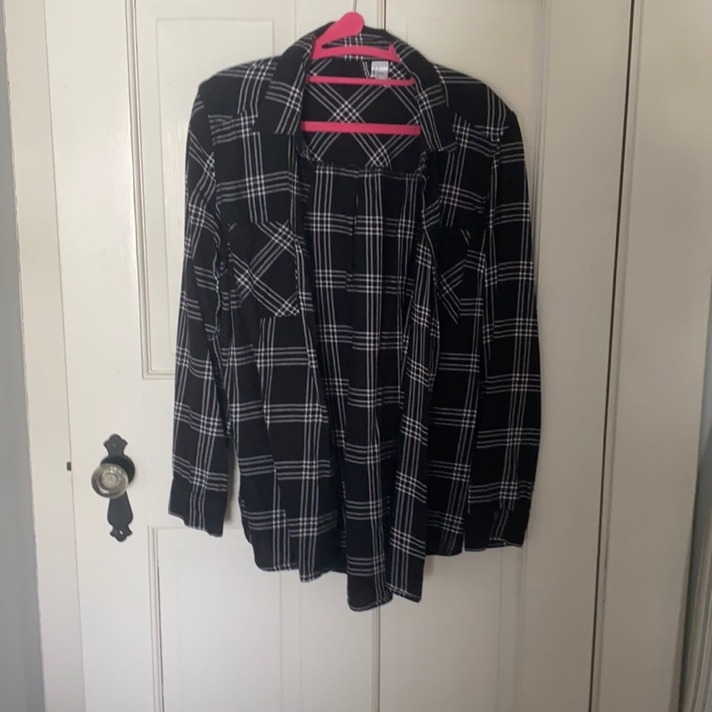 Black and White Button down